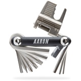 AARON Tool 20 in 1 Multitool - Fahrrad Multifunktionswerkzeug - Schwarz