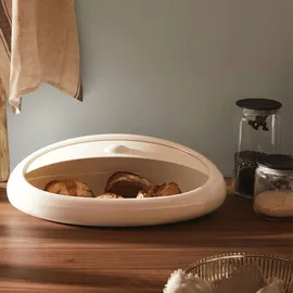 Alessi Gnam Brotkasten weiß