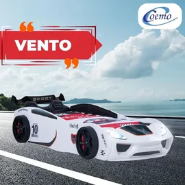Coemo Kinderbett VENTO SPORT 90 x 200 cm MDF weiß