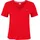 Tommy Jeans Slim Soft Kurzarm-T-Shirt Mit V-ausschnitt Deep Crimson S