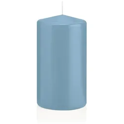 Wiedemann Kerzen Stumpenkerzen Hellblau 80 x Ø 38 mm, 24 Stück