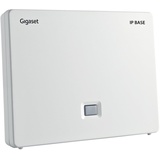 Gigaset IP Base - DECT-Basis-Station für Ihr eigenes Kommunikationssystem - unterstützt 6 Mobilteile - Zugriff auf Google und Office 365-Kontakte - zentrales Telefonbuch - 3X Anrufbeantworter, weiß