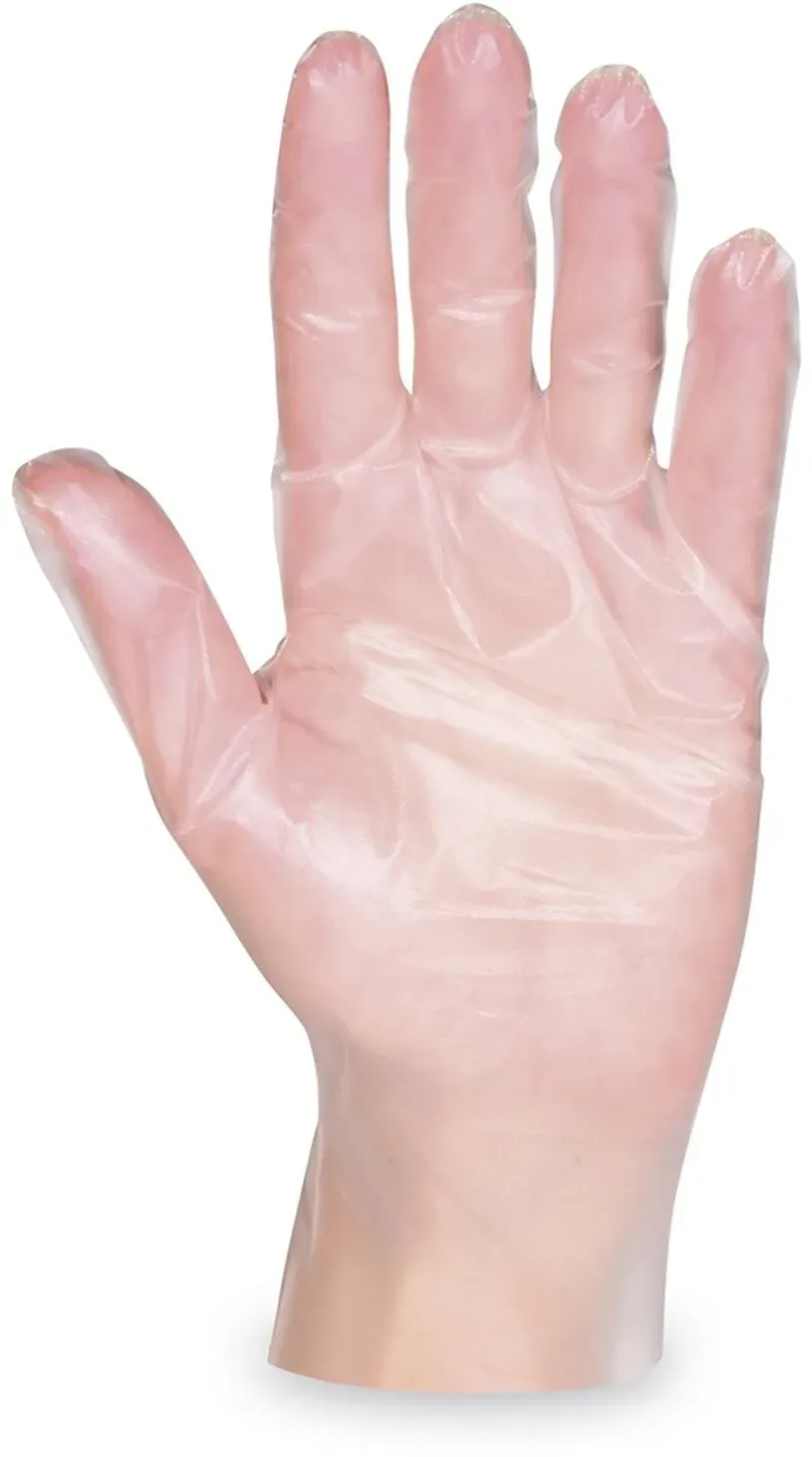 Einweghandschuhe transparent aus TPE ungepudert Latexfrei Gr. M, 200 Stk.