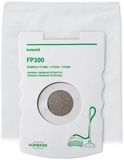 Vorwerk Kobold FP265-300 Premium Filtertüte (5 Stk.)