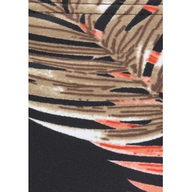 LASCANA Bügel-Bikini, mit plakativem Blätter-Print, schwarz