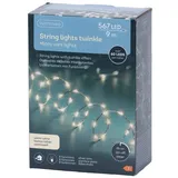 Kaemingk LED-Lichterkette 9 m Silber warmweiß