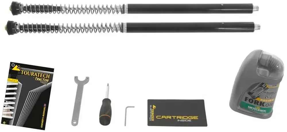 Touratech Honda Crf1000l Africa Twin Adventure Sports 2018-25mm Cartridge-kit - Black - One Size