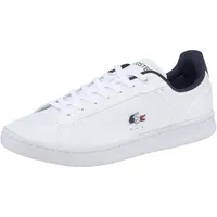 Lacoste Herren 45sma0114 Kurze Sneaker Wht NVY Re, 44.5 EU