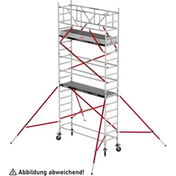 Altrex Fahrgerüst RS Tower 51 Aluminium mit Holz-Plattform 5,20m AH schmal 0,75x2,45m