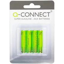 Q-Connect KF00488 Batterie 1,5V 4 Stück AAA/micro
