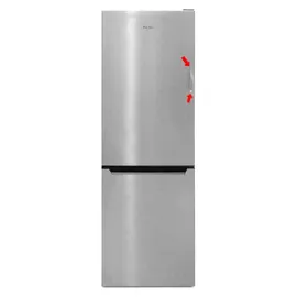 Amica KGCN 387 110 E Kühl-Gefrierkombination (231 l, 1710 mm hoch, Edelstahl)