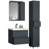 VCM Silora 4-tlg. Anthrazit