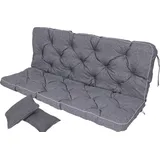 TexDeko Bankauflage 160 x 56 x 50 cm grau 1-tlg.