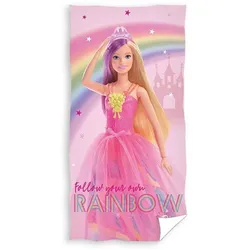 Badetuch Barbie Strandtuch 70x140 cm Baumwolle