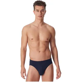 SCHIESSER Minislip Uncover Cotton blau M 3er Pack