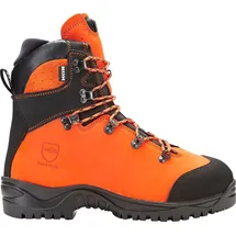 KOX | Schnittschutzstiefel | Schnittschutzschuhe DUE Orange Größe 47