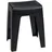 Wenko Badhocker Kumba Duschhocker schwarz, belastbar bis 120 kg, 38 x 47 x 32 cm