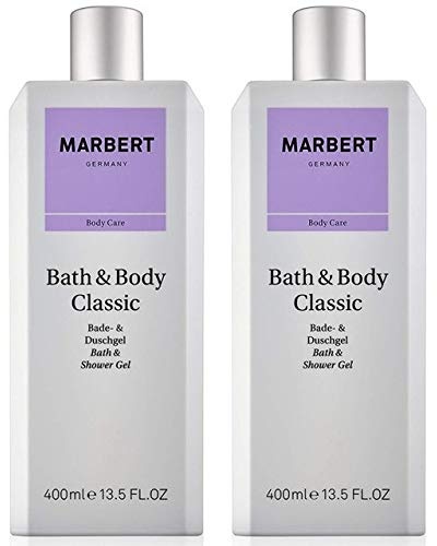 Marbert Bath & Body Classic Shower Gel, 2 x 400 ml