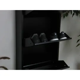 VCM Pisa 50 x 106 x 16 cm schwarz / schwarz