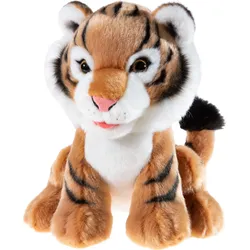 Kuscheltier HEUNEC "Bedrohte Tiere, Tiger", original, Plüschfiguren, KinderH:25cm, H:25cm
