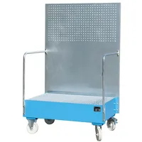 Bauer Südlohn Fahrbare Auffangwanne mit Lochplattenwand LPW 200-2, lackiert,