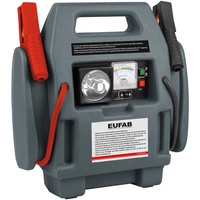 EUFAB 16643 Powerpack, Starthilfe, mit Kompressor, 7Ah Grau mit Wasserfahrzeug