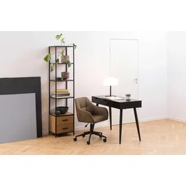 Actona Beistelltisch/Schreibtisch Jupiter 110 cm 3 Schubladen - schwarz - Schwarz