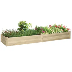 Outsunny Blumenkasten Tannenholz