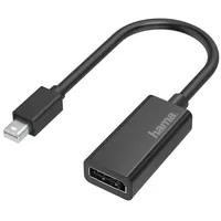 Hama Videoadapter, f. Mini-DisplayPort - DisplayPort Port, Ultra-HD 4K