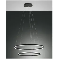 GIOTTO LED-Pendelleuchter 65W schwarz 3508-48-101 Fabas Luce