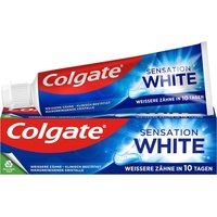 Colgate Sensation White 12x75 ml – zahnschmelzschonende Entfernung von Oberflächenverfärbungen –Zahnaufhellung für anhaltend weiße Zähne