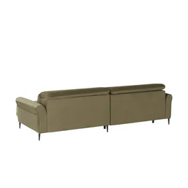 Sofa.de Ecksofa Logan ¦ grün ¦ Maße (cm): B: 277 H: 80 T: 179.0