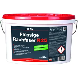 Pufas Flüssige Rauhfaser Weiß 5 l