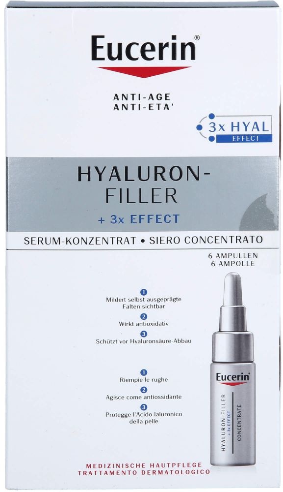 EUCERIN Anti-Age Hyaluron-Filler Serum-Konz.Amp. 30 ml