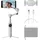 INSTA360 Flow 2 Grau, Smartphone-Gimbal – Klappbarer KI-Smartphone-Gimbal, KI- & Multi-Personen-Tracking, Integriertes Stativ/Selfie-Stick, Fernbedienung, Für iPhone/Android, Reisen