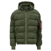 Alpha Industries Cord Daunenjacke - Green - 2XL