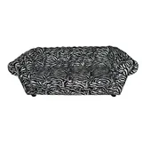 Casa Padrino Designer Chesterfield Sofa Zebra - Designer Wohnzimmer Möbel
