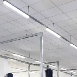 ETC Shop LED Feuchtraumleuchte 127,5 cm LED Röhre Garage Werkstattleuchte kaltweiß led Wannenleuchte 18 Watt, 1700lm 6400K, 6er Set