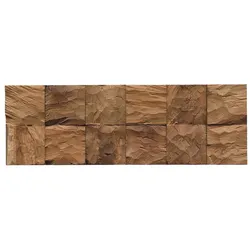 INDO Wandverblender »INDO DIAMONDWOOD«, braun, unbehandelt, Holz, Stärke: 20 mm