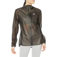 Odlo Damen Laufjacke, Zeroweight Dual Dry Waterproof black, XS