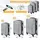 Kesser Koffer-Set 3-tlg. silber/abs