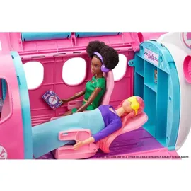 Barbie Dreamhouse Adventures Reise Traum-Flugzeug mit Puppe (blond)