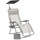 Lafuma Zen Edition Relaxliege Stahl/Batyline Weiß