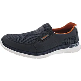 Rieker B4870 Herren Denim/Atlantis/Weiss 45