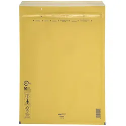 400 x Luftpolsterversandtasche (350 x 470 mm) 10 / K braun Luftpolstertaschen Umschläge Versandtaschen Polsterumschlag Selbstklebeverschluss Post