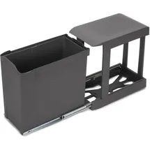 Emuca Recyclingbehälter 30 l Anthrazitgrau