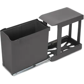 Emuca Recyclingbehälter 30 l Anthrazitgrau