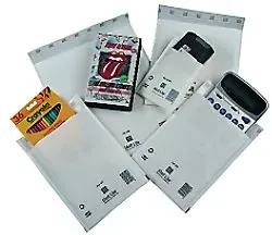 Sealed Air Luftpolster-Versandtaschen H/5 Weiß Ohne Fenster 270 (B) x 360 (H) mm Abziehstreifen 79 g/m2 10 Stück