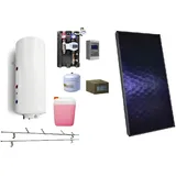 Solaranlage - 1 x Kollektor (2,02 m2) + 120 Liter Boiler
