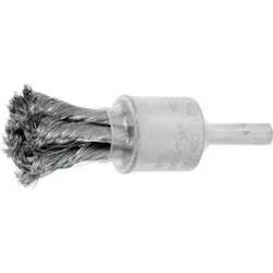 Lessmann Gezopfte Pinselbürste INOX-Draht, Bürsten-⌀xBorstenstärke: 19X0,35 mm